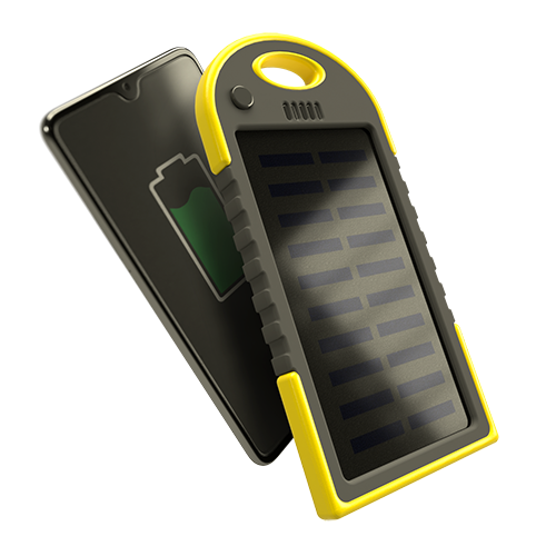 caricabatterie portatile 4000 solare in omaggio